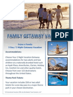 Corporate Family Vacation Certificate