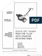 Rototiller Manual