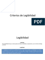 Criterios de Legibilidad