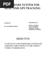 Hardware System For Real Time Gps Tracking