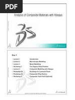 Analysis of Composite Materials With Abaqus