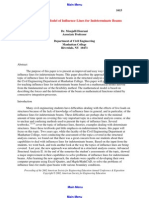 Mathematical Model For Influence Lines