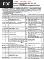 Bise FSD Date Sheet 2012 Www-Lahorimela-Com