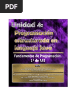 Unidad 4 Programación Básica en Java