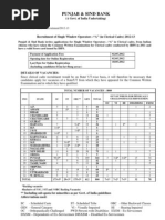 Punjab & Sind Bank: (A Govt. of India Undertaking)