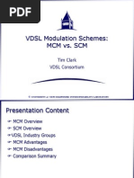 VDSL MCM Vs SCM