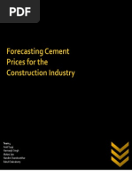 Cement Prices Report