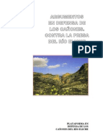 Argumentos en Defensa de Los CaÑones Del Río Eliche