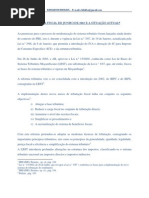 A Reforma Fiscal de Junho de 2002 e A Situação Actual