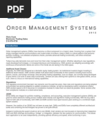 Rder Anagement Ystems: Chris Cook Electronic Trading Sales 214-978-4736