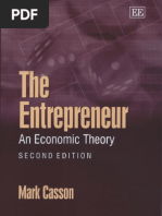 The Entrepreneur - An Economic Theory, 2nd Ed