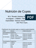 Nutrición de Cuyes