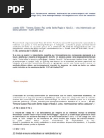 Ferreyra, Gustavo Raúl Contra Benito Roggio e Hijos S.A. y Otra. Indemnización Por Daños y Perjui