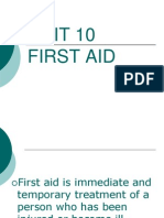 Unit 10 Fist Aid