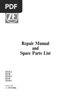 Reparaturanleitung U Ersatzteilliste ZF25 Bis ZF45-1