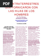 Los Extraterrestres Que Fornicaron Con Las Hijas de Los Hombres