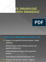 Aspek Imunologi Daripada Imunisasi