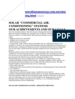 Airconditioning - HTML: Solar "Commercial Air-Conditioning" Systems Our Achievements and Our Goals