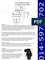 1-2inch MBSP X 3-4inch FBSP - Plastic Angled Tundish