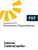 Programa de Formación y Capacitación Docente de La Editorial Cadena Capriles, Educativa Venezolana 2012