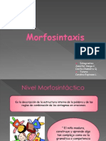 Morfosintaxis