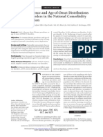 Lifetime Prevalence and Age-of-Onset Distributions of DSM-IV Disorders in The National Comorbidity Survey Replication