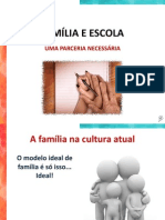 Família e Escola Uma Parceria Necessária