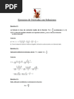 Aplicaciones de La Derivada