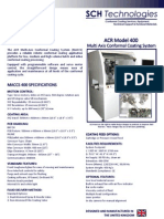 MACCS 400 Version 2 Multi Axis Conformal Coating System For Application of Conformal Coating Materials