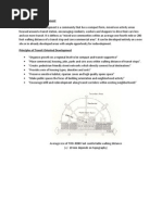 Principles - Transit Oriented Development