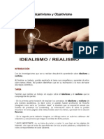 Webquest. Realismo e Idealismo