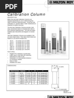 Calibration Column