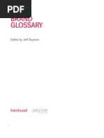 Brand Glossary: Edited by Jeff Swystun