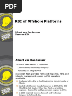 RBI of Offshore Platforms Albert Van Roodselaar