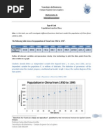 Population in China - Solution