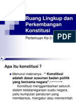 Ruang Lingkup Dan An Konstitusi