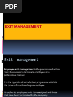 Exit Management