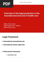 BRCS Legal Adviser Gilles Thal Larsen - Overview of Legal Protection of Sick and Wounded