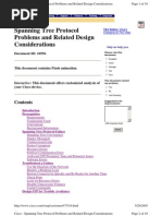 Spanning Tree Protocol Problems and Related Design Considerations