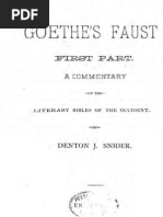 Goethe's Faust - First Part - A Commentary