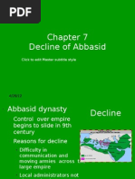 Decline of Abbasid Dynasty