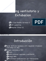 Weaning Ventilatorio y Extubacion