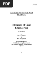 Elements of Civil Engg-Compiled