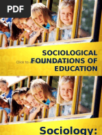 Sociological Foundations of Education