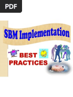 Best Practices On SBM Implementation