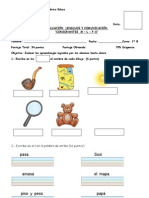 Evaluacion Cons On Antes M y L - S - P Primero B