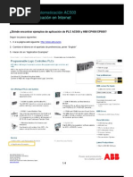 Ejemplos de Aplicación de PLC AC500 y HMI CP400-CP600