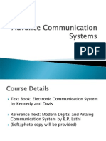 Advance Communication System Lectures Part 1