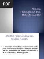 Anemia Fisiológica Del Recién Nacido