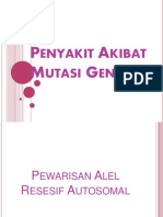 Penyakit Akibat Mutasi Gen